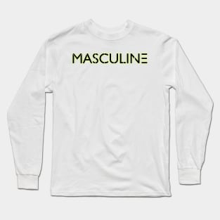 Masculine Long Sleeve T-Shirt